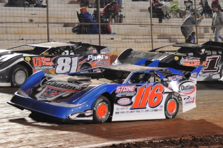 Randy Weaver paces the field at Talladega. (Stephanie Jordan)