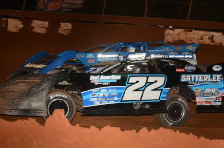 Gregg Satterlee (22) heads for a fourth-place finish at Screven. (Tony Hammett)