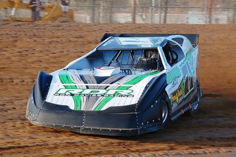 Ron Davies gets rolling at McKean County. (Tim Montouri)