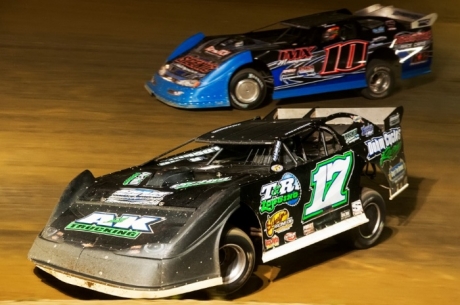 Winner Zack Dohm (17) goes under Kennie Compton Jr. (10) at Beckley. (peepingdragonphotography.com)