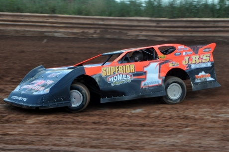 Gene Knaub won June 29's Steel Block Bandits feature. (Larry Shank)