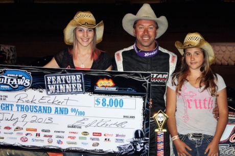 Rick Eckert earned $8,000 for his Gillette victory. (Kevin Kovac)