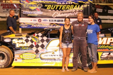 Mike Jewell visits victory lane again at Richmond. (Jimmy Pittman)