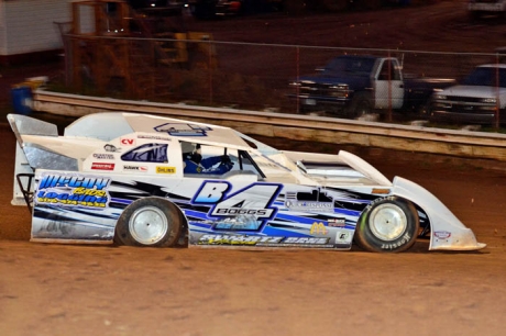 Jackie Boggs races around 201 Speedway. (Brandon Meyer)