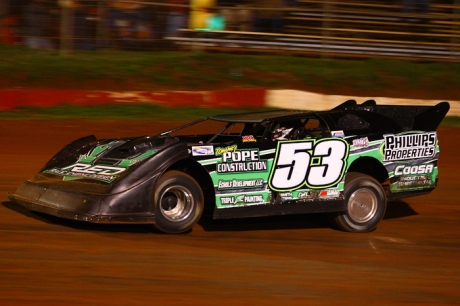 Dingus Griffin heads for victory at Talladega. (Heath Lawson)