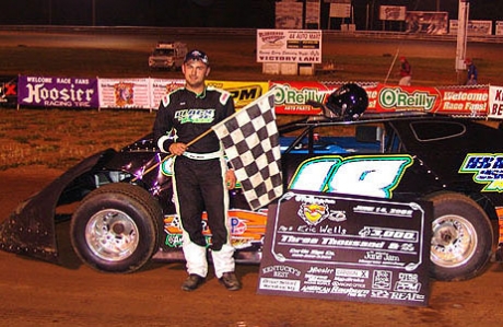 Eric Wells earned $3,000. (Bluegrass Speedway)