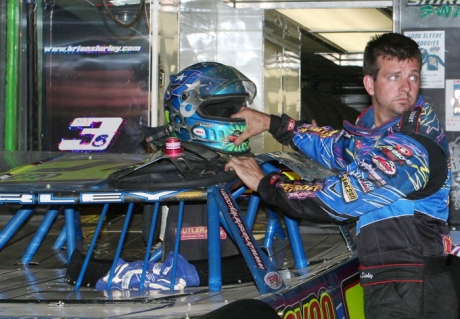 Brian Shirley prepares for the feature. (Chris Bork)