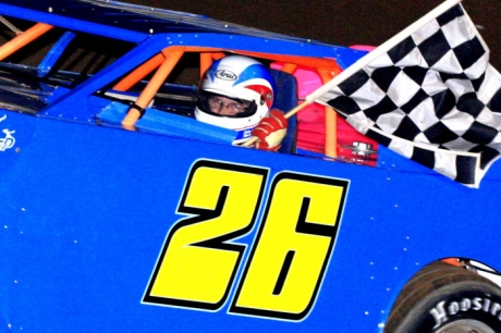 Skip Pannell in victory lane at Albany. (South Georgia Racing)