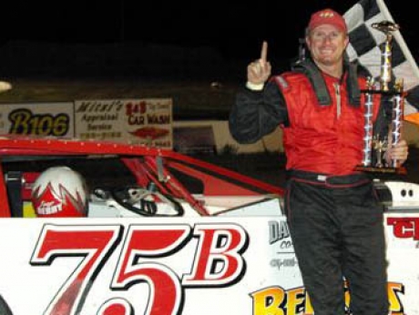 Berry celebrates at I-76. (Phil Pietrowski)