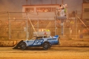 Gregg Satterlee takes the checkers June 16 at BAPS Motor Speedway in York Haven, Pa., in wrapping up his Appalachian Mountain Speedweek title. (Jason Walls/wrtspeedwerx.com)