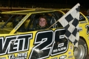 Sammy Mars earned $5,000 on July 26 at Gondik Law Speedway in Superior, Wis. (shooterguyphotos.com)