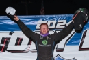 Dillon McCowan earned $5,000 and his first career Lucas Oil Midwest LateModel Racing Association victory June 7 at Callaway Raceway in Fulton, Mo. (mikerueferphotos.photoreflect.com)