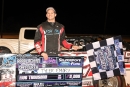 Tyler Emory won June 7's Appalachian Mountain Speedweek opener at Clinton County Speedway in Mill Hall, Pa. (Barry Lenhart)