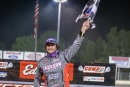 Spencer Hughes earned $5,000 on June 14 for his Comp Cams Super Dirt Series victory at Magnolia Motor Speedway in Columbus, Miss. (Chris McDill)