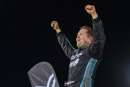 Bobby Pierce celebrates his July 3 XR Super Series victory at Ogilvie (Minn.) Raceway that paid $50,000. (highsideraceshots.com)