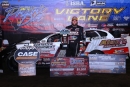 Ryan Gustin of Marshalltown, Iowa, won July 26's first Prairie Dirt Classic semifeature at Fairbury (Ill.) Speedway sanctioned by the World of Outlaws Case Late Model Series. (joshjamesartwork.com)