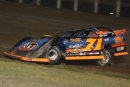 Dustin Strands heads for July 26&#039;s $1,500 Northern LateModel Racing Association victory at River Cities Speedway in Grand Forks, N.D. (speedway-shots.com)
