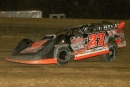 Michael Lake won $5,000 on Sept. 7 at Marion Center (Pa.) Raceway with a last-lap pass of Drake Troutman. (Derek Bobik/wrtspeedwerx.com)