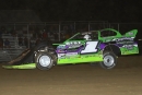 Tyler Erb led all 40 laps Thursday at Cedar County Raceway in Tipton, Iowa, for a $5,000 Lucas Oil Midwest LateModel Racing Association payday. (mikerueferphotos.photoreflect.com)