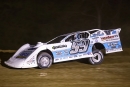 Devin Moran heads for a Sept. 14 hometown victory at Muskingum County Speedway in Zanesville, Ohio, in the XR Super Series Jim Dunn Memorial. (Tyler Carr)