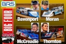 Jonathan Davenport, Tim McCreadie, Devin Moran and Ricky Thornton Jr. will battle for Lucas Oil's Big River Steel Chase for the Championship over a seven-race playoff. (heathlawsonphotos.com)