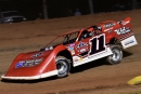 A last-lap pass gave Pat Doar a $3,000 Silver 1000 victory Sept. 26 at Proctor (Minn.) Speedway. (shooterguyphotos.com)