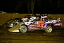 Mark Whitener (5) of Middleburg, Fla., took advantage of a lap-28 restart to pace the final three circuits en route to winning Friday&#039;s second XR 604 Crate Nationals prelim at All-Tech Raceway. (Chris Anderson)